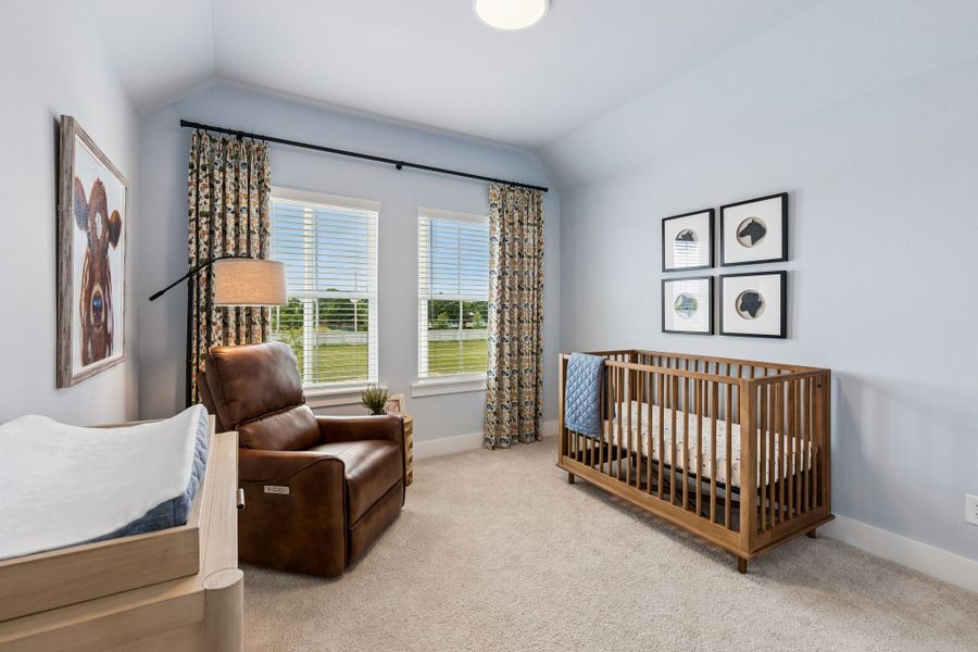 Furnished interior view inside a new home in Painted Tree Woodland West, McKinney (Image 24). Furnished interior view inside a new home in Painted Tree Woodland West, McKinney (Image 24).