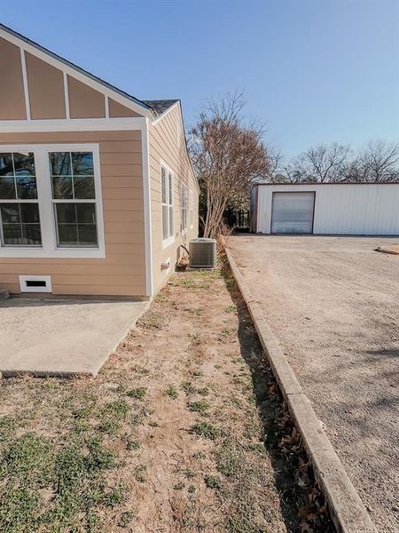 Exterior details and patio area of a home in , Brownwood (Image 15).