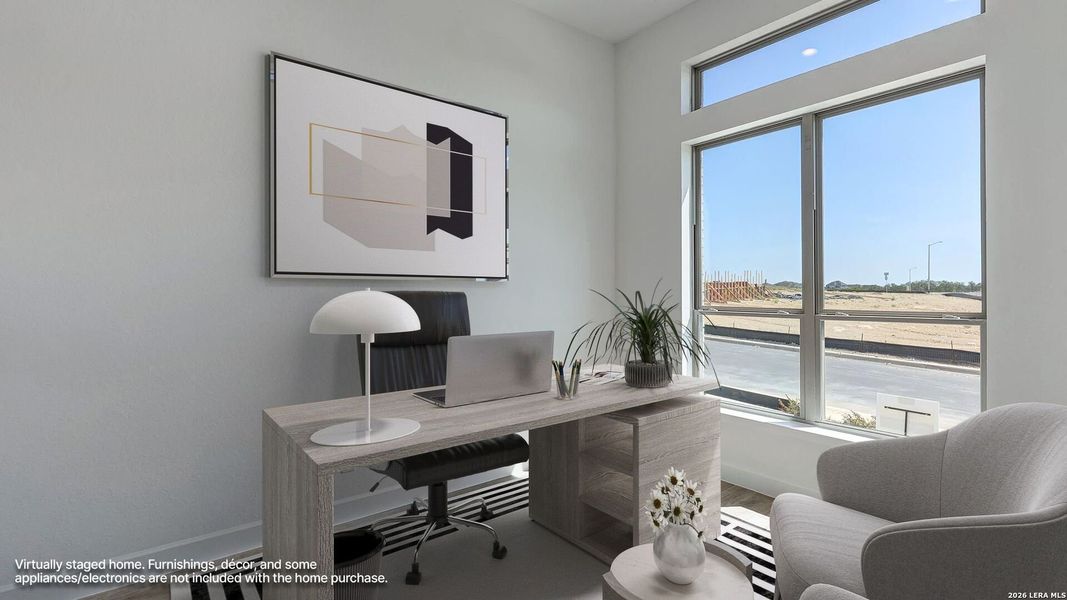 Furnished interior view inside a new home in Ladera, San Antonio (Image 7).
