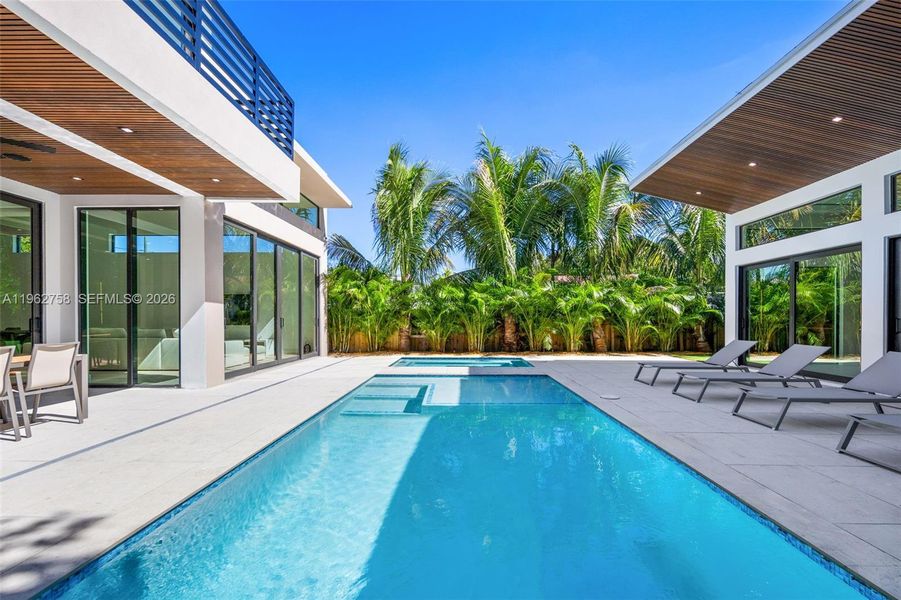 Exterior details and patio area of a home in , Miami (Image 35). Exterior details and patio area of a home in , Miami (Image 35).