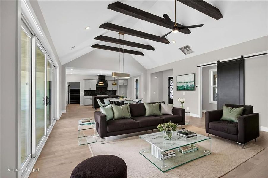 Furnished interior view inside a new home in The Meadows at Lake Circle, Buchanan (Image 6).