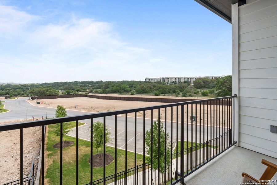 Exterior details and patio area of a home in Prominence – Now Selling, San Antonio (Image 24).
