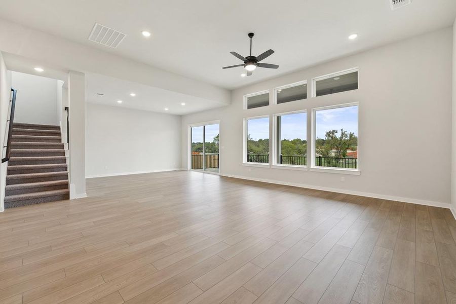 Spacious, unfurnished interior of a new home in Capitol Collection at Lariat, Liberty Hill (Image 24). Spacious, unfurnished interior of a new home in Capitol Collection at Lariat, Liberty Hill (Image 24).