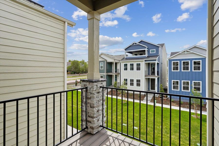 Exterior details and patio area of a home in Pony Park, Colorado Springs (Image 3).