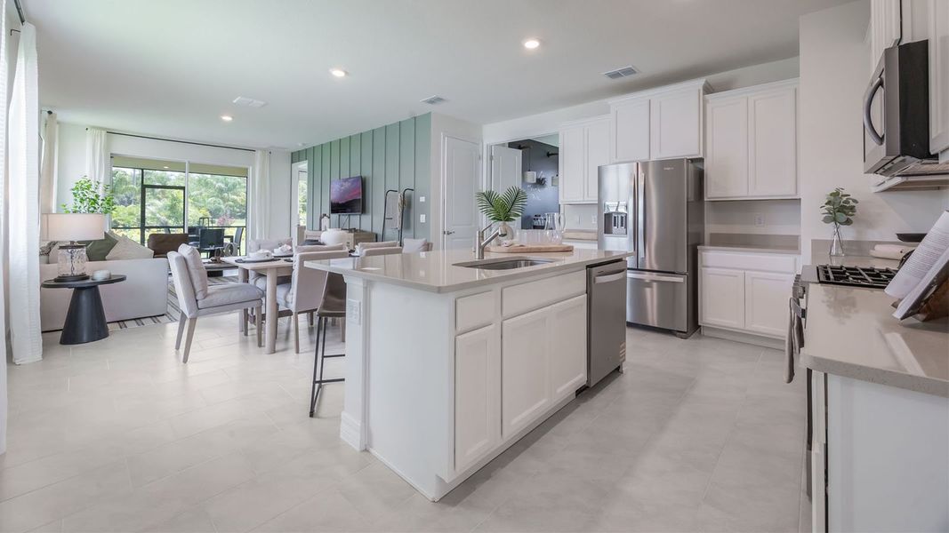 Furnished interior view inside a new home in Lakes of Mount Dora, Mount Dora (Image 12).