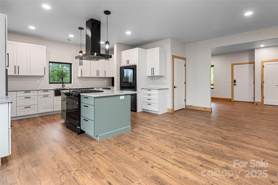 Furnished interior view inside a new home in , Weaverville (Image 5).