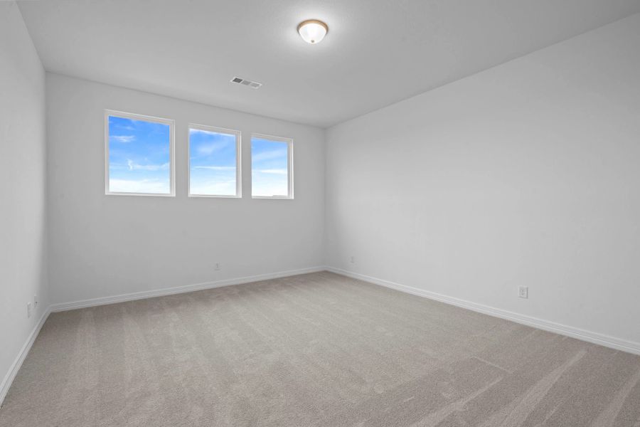 Game room. Note: Sample product photo - actual exterior and interior selections may vary by homesite