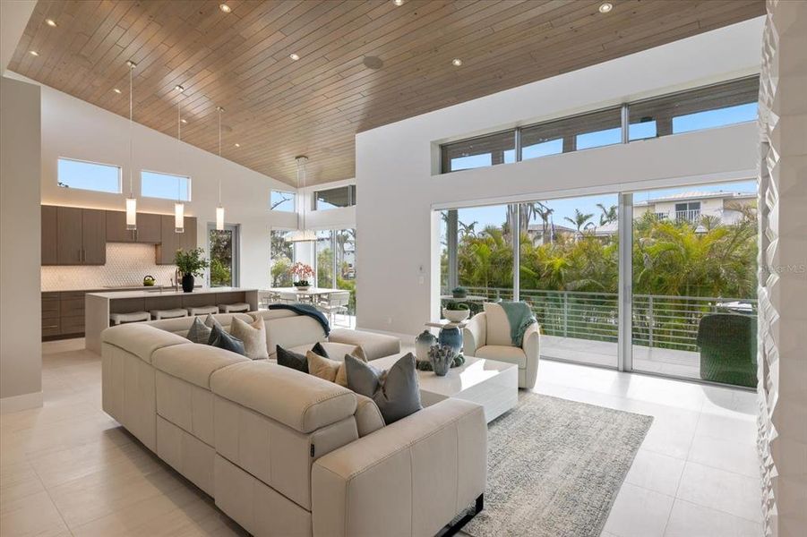 Furnished interior view inside a new home in , Longboat Key (Image 6).