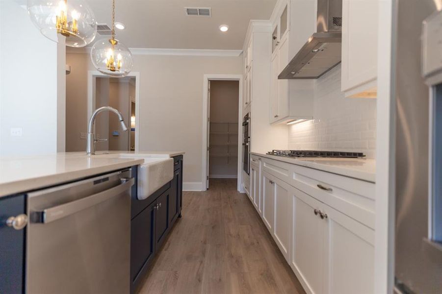 Furnished interior view inside a new home in Waterhaven, Cumming (Image 9).