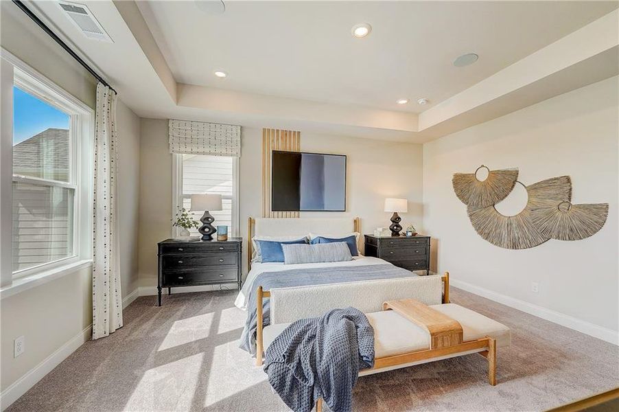 Furnished interior view inside a new home in Bailey Fence, Dacula (Image 31).