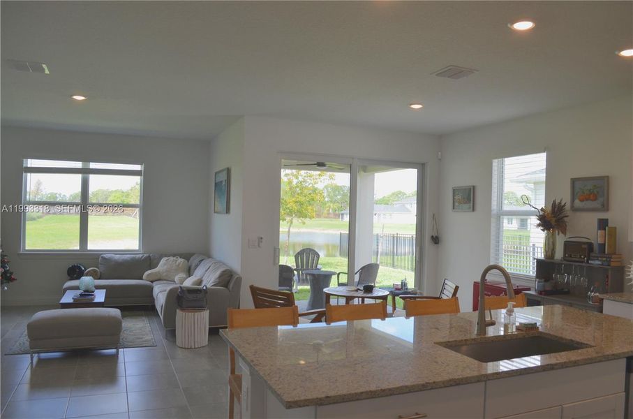 Furnished interior view inside a new home in , Port St. Lucie (Image 6).