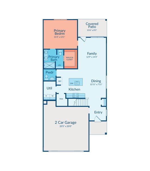 2D floor plan layout of this home in Creekhaven, Arcola, TX (Image 2). 2D floor plan layout of this home in Creekhaven, Arcola, TX (Image 2).