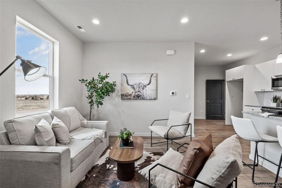 Furnished interior view inside a new home in , Pueblo West (Image 36).