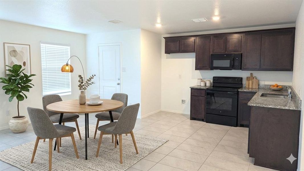 Furnished interior view inside a new home in Tillage Farms, Princeton (Image 7).