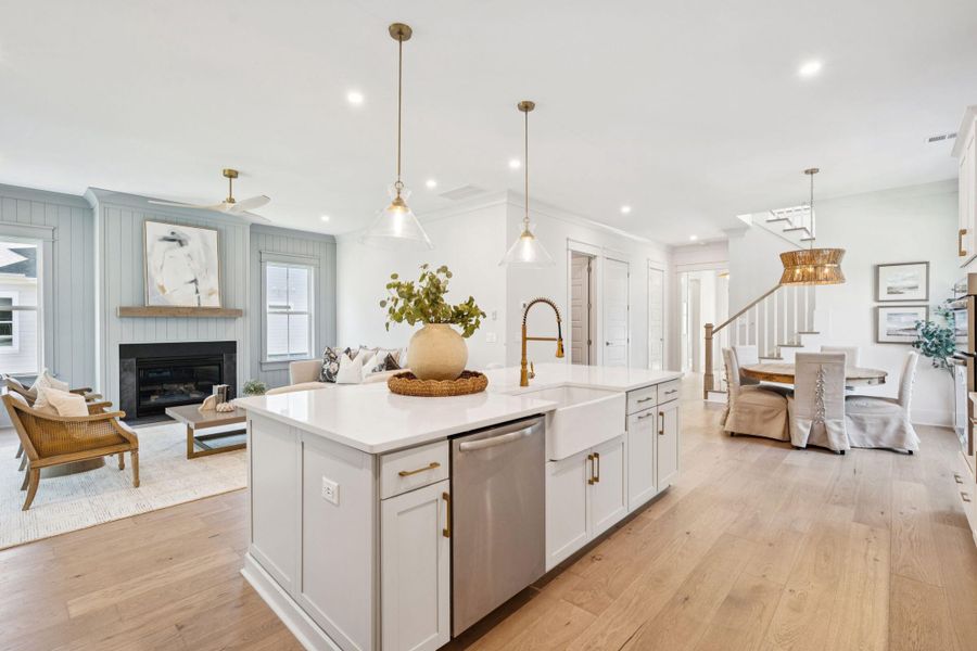 Furnished interior view inside a new home in , Johns Island (Image 57).