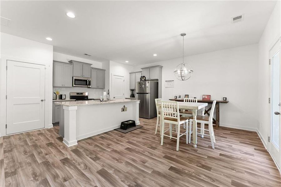 Furnished interior view inside a new home in Ellington Farms, Statham (Image 17).