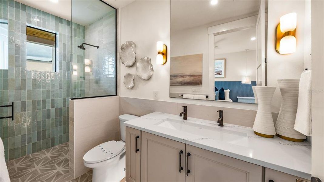 Furnished interior view inside a new home in , Sarasota (Image 16).