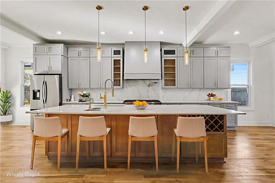 Furnished interior view inside a new home in , Atlanta (Image 7).