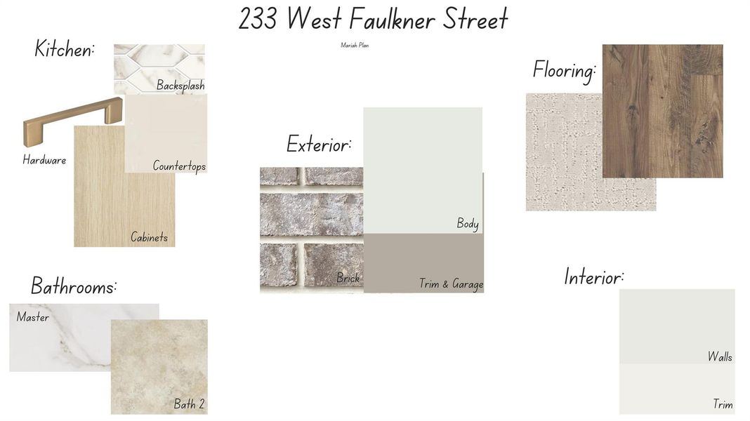 View of a document with a collage of images