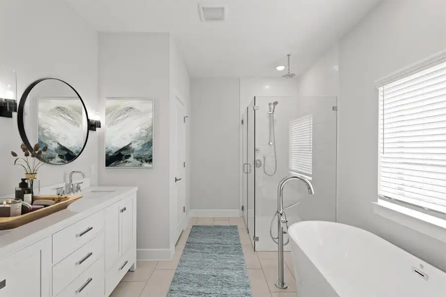 Relaxing primary bath (*Photo not of actual home and used for illustration purposes only.)