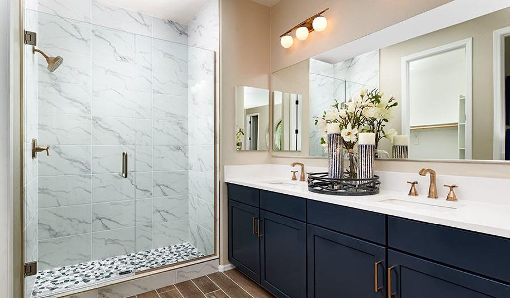 Walk-in Shower in Primary Bathroom - Representative Photo