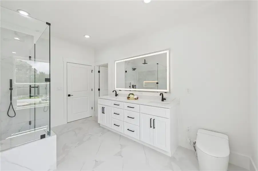 Furnished interior view inside a new home in , Hoschton (Image 12).