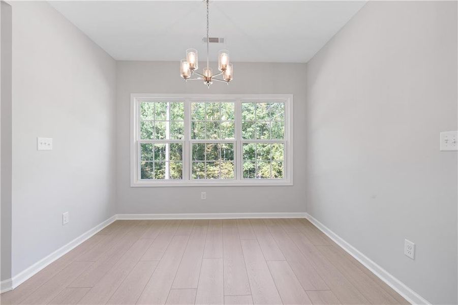 Spacious, unfurnished interior of a new home in , Gray (Image 46).