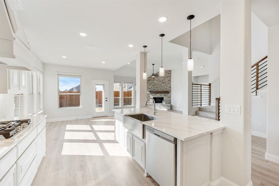 Furnished interior view inside a new home in West Crossing, Anna (Image 8).