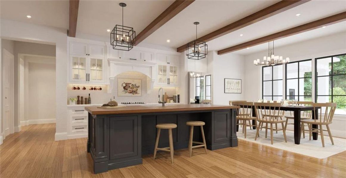 Furnished interior view inside a new home in , Dacula (Image 8).