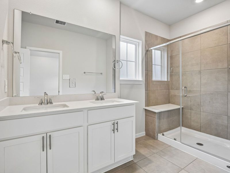 Furnished interior view inside a new home in Pinewood Trails - City Series, Atascocita (Image 7).