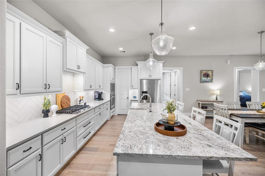 Furnished interior view inside a new home in Ridgelake Shores, Montgomery (Image 24).