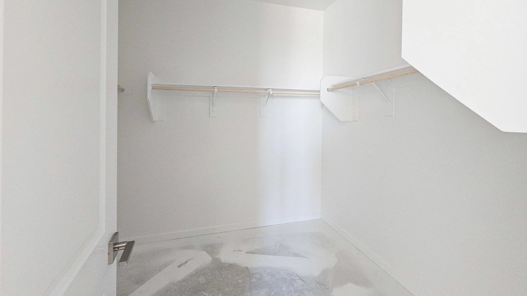Primary walk in closet