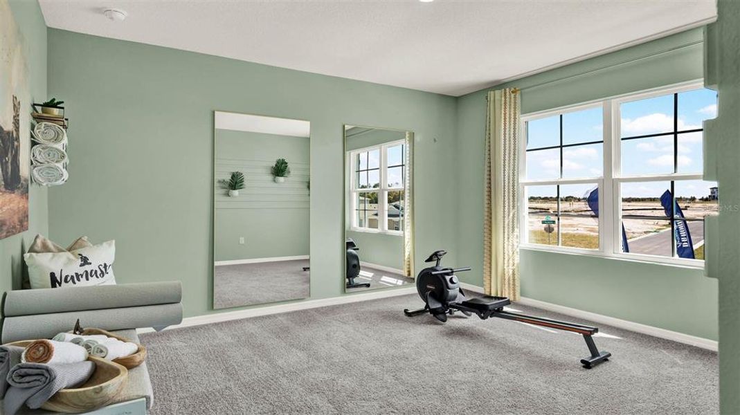 Furnished interior view inside a new home in , Apopka (Image 19).