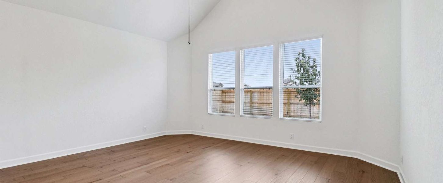 Representative unfurnished interior of a home built from the San Saba by Ashton Woods in The Heritage at Saddlebrook Ranch 70's, Schertz (Image 27). Representative unfurnished interior of a home built from the San Saba by Ashton Woods in The Heritage at Saddlebrook Ranch 70's, Schertz (Image 27).
