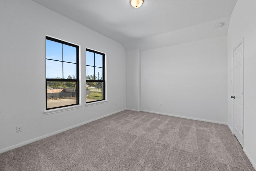 Your secondary bedroom features plush carpet, fresh paint, closet, and a large window that lets in plenty of natural lighting. Your secondary bedroom features plush carpet, fresh paint, closet, and a large window that lets in plenty of natural lighting.