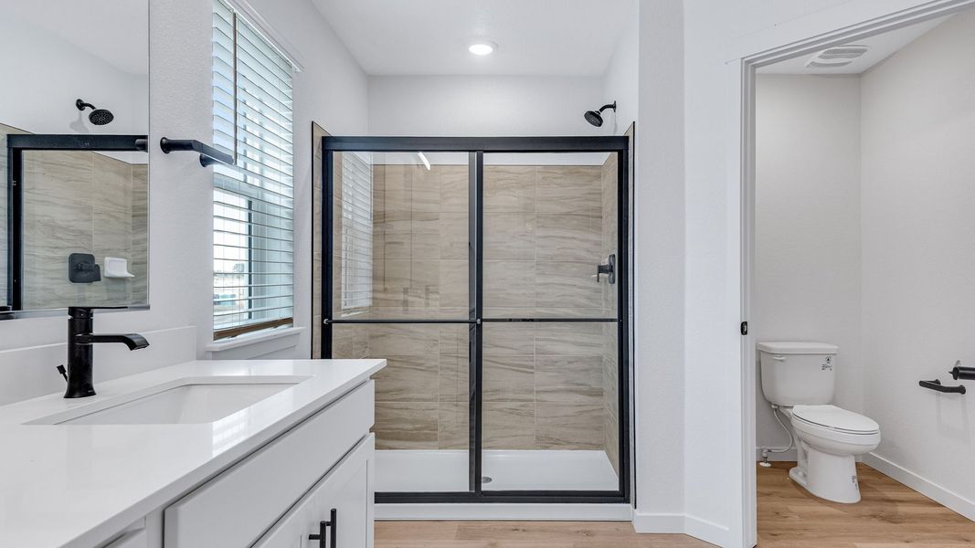 Furnished interior view inside a new home in Trails at Crowfoot, Parker (Image 10).