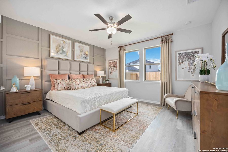Furnished interior view inside a new home in Hickory Ridge, Elmendorf (Image 22).
