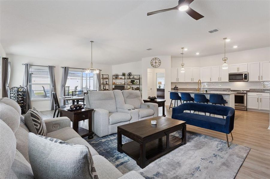 Furnished interior view inside a new home in , St. Cloud (Image 5).