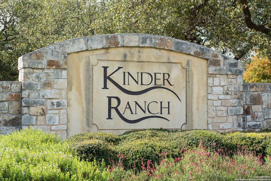 Front exterior of a new home in Sunday Creek at Kinder Ranch, San Antonio, TX, highlighting curb appeal (Image 14). Front exterior of a new home in Sunday Creek at Kinder Ranch, San Antonio, TX, highlighting curb appeal (Image 14).