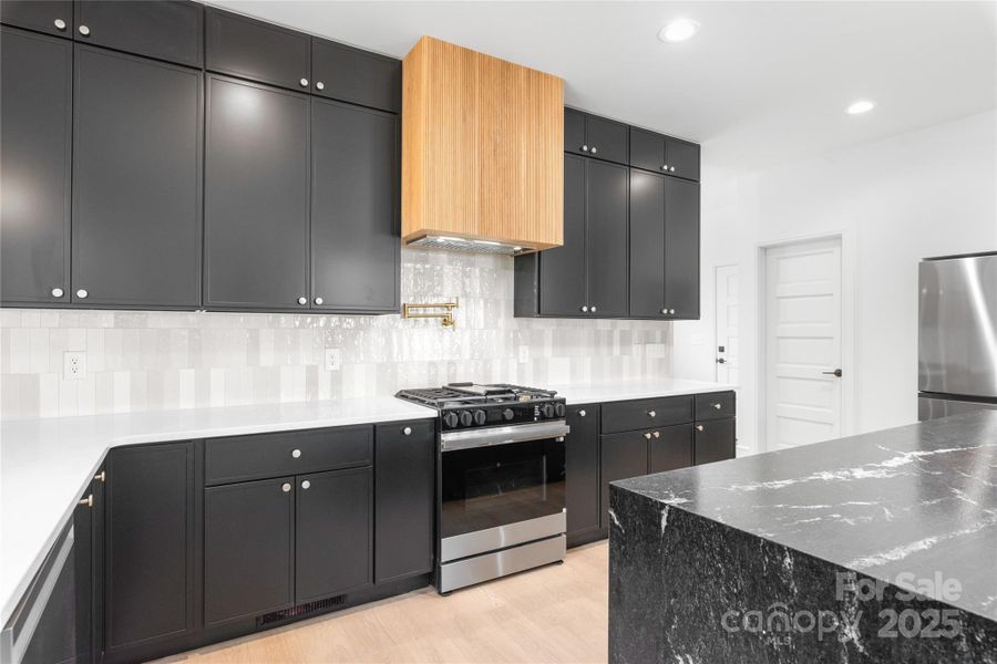 Furnished interior view inside a new home in , Charlotte (Image 12).