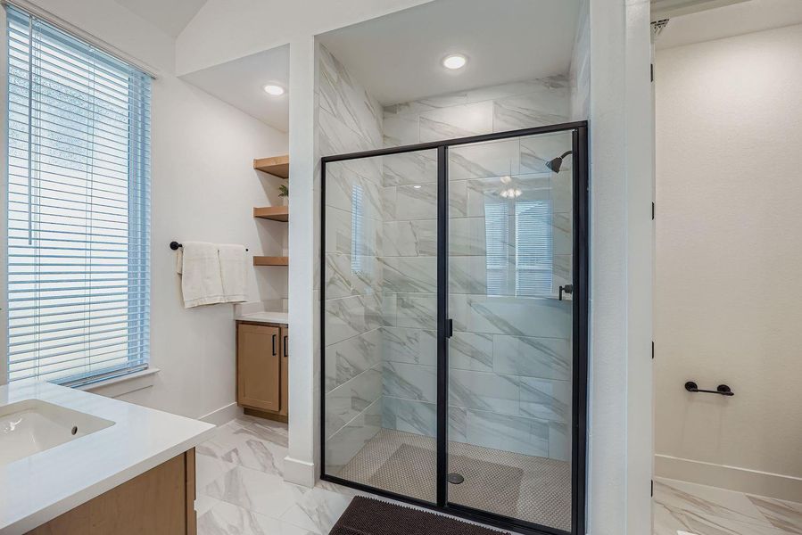 Furnished interior view inside a new home in 6 Creeks at Waterridge: 55ft. lots, Kyle (Image 8).