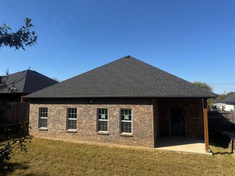 Exterior details and patio area of a home in , Granbury (Image 23). Exterior details and patio area of a home in , Granbury (Image 23).