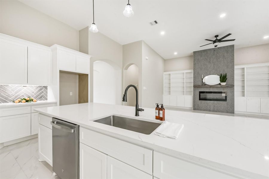 Furnished interior view inside a new home in , Pasadena (Image 14). Furnished interior view inside a new home in , Pasadena (Image 14).