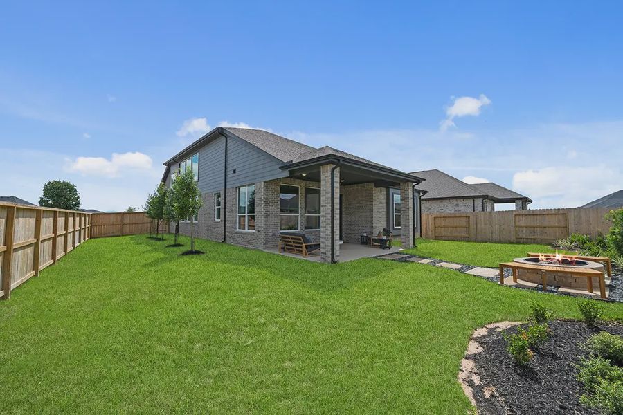 Representative exterior details of a home built from the Laramie by Chesmar Homes in Sunterra, Katy (Image 23). Representative exterior details of a home built from the Laramie by Chesmar Homes in Sunterra, Katy (Image 23).