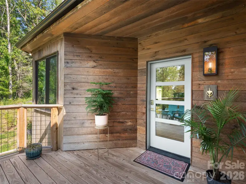 Exterior details and patio area of a home in , Mars Hill (Image 21).