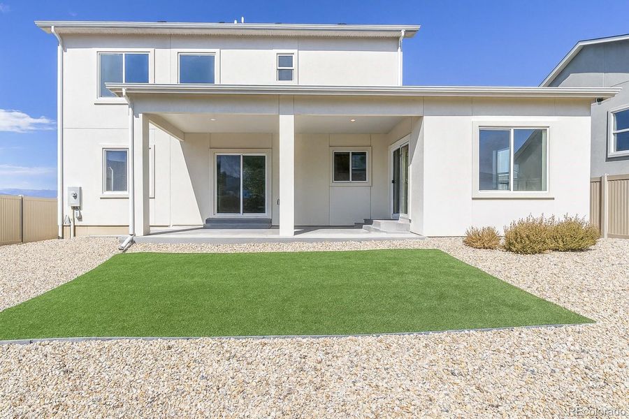 Exterior details and patio area of a home in , Pueblo (Image 17).
