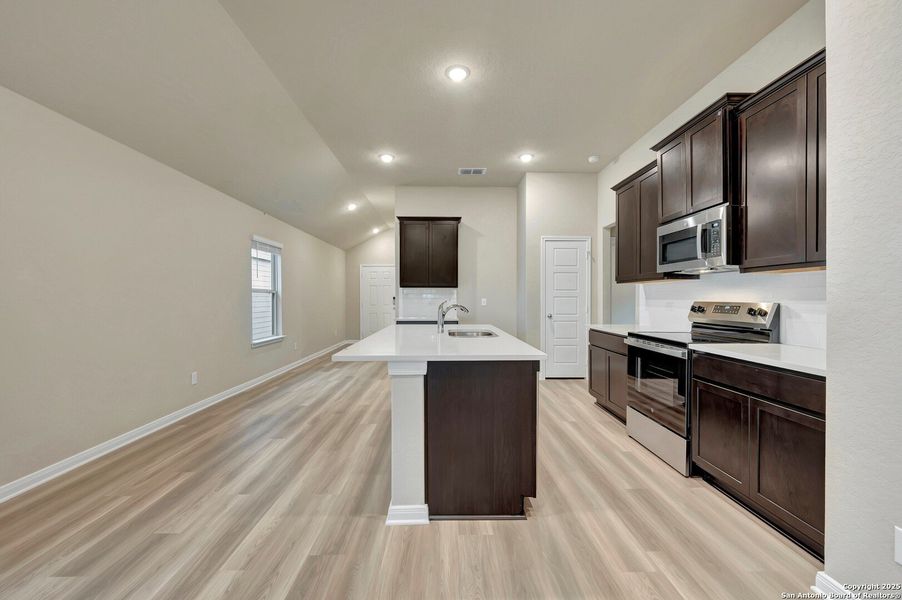 Furnished interior view inside a new home in Park Place, New Braunfels (Image 7).