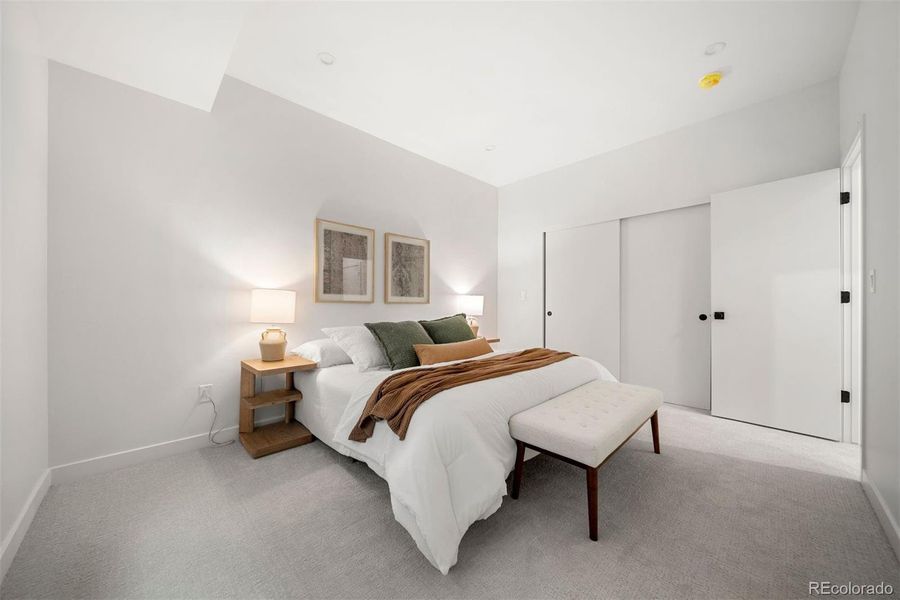 Furnished interior view inside a new home in , Denver (Image 41).