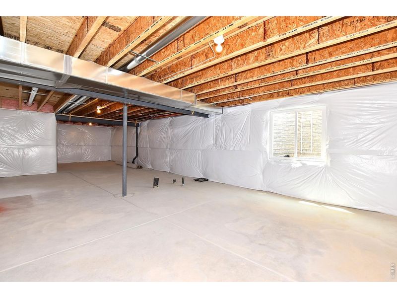 In-progress construction of a new home in , Johnstown, CO (Image 35).