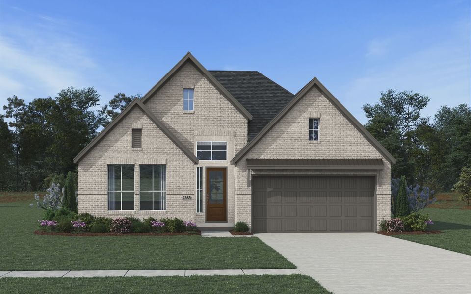 Representative exterior photo of a completed home built from the Mariah by Chesmar Homes in Nolina, Georgetown, TX (Image 16). Representative exterior photo of a completed home built from the Mariah by Chesmar Homes in Nolina, Georgetown, TX (Image 16).